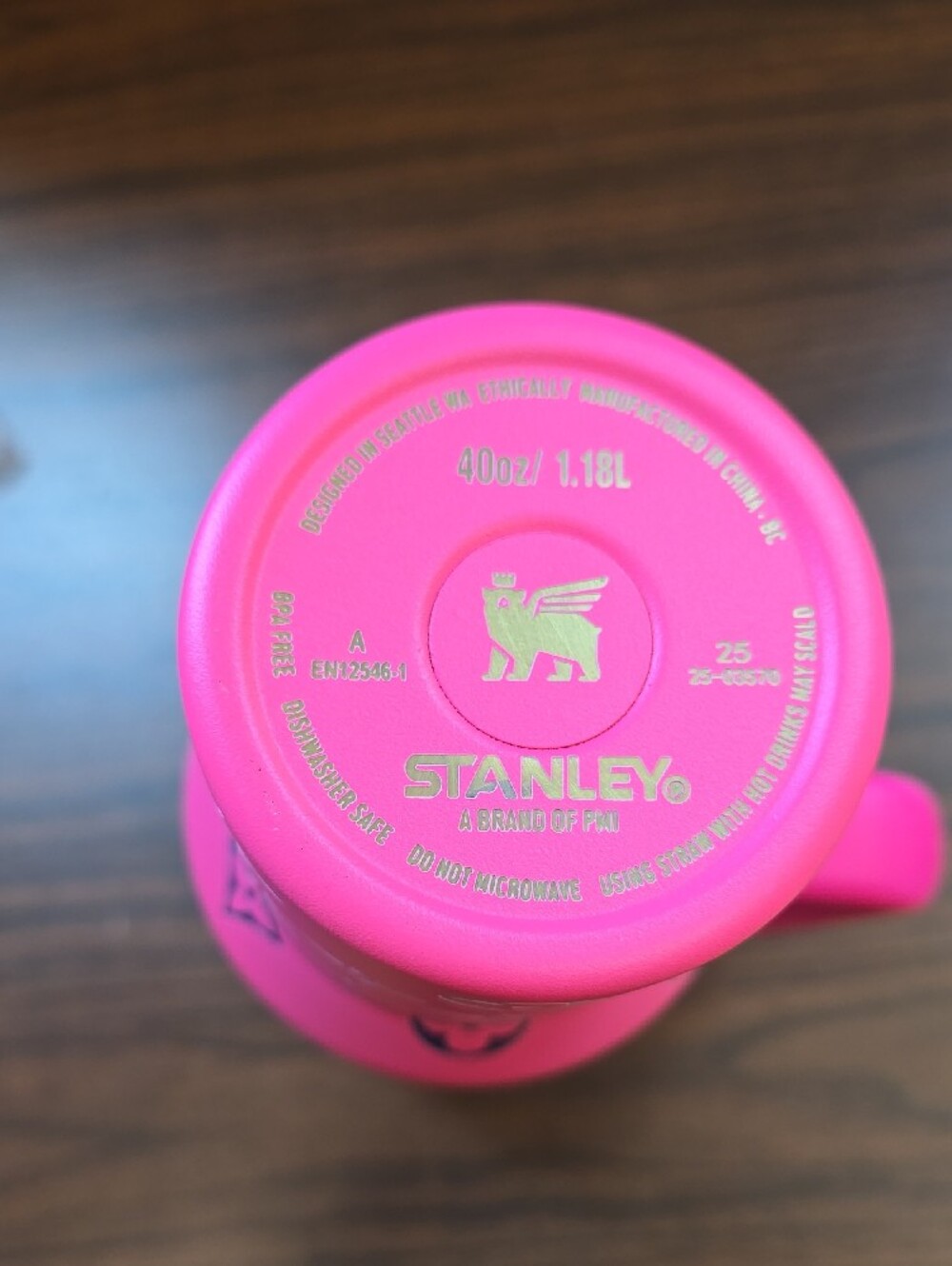 Stanley LV Pink FlowState Quencher H2.0 Tumbler with Handle - Picture 6 of 6